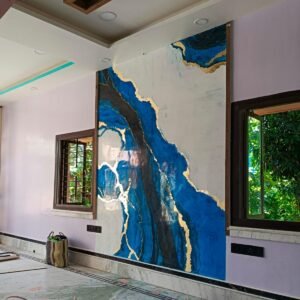Marble Finish Wall Design