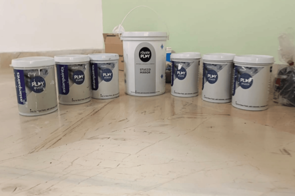 stucco paint art