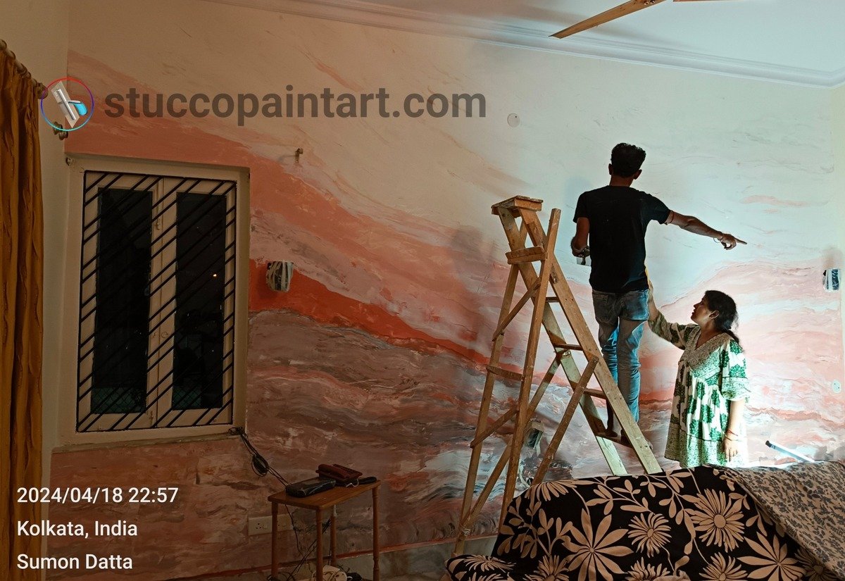 stucco paint design