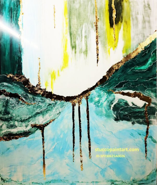 Stucco Marble Paint Wall Design